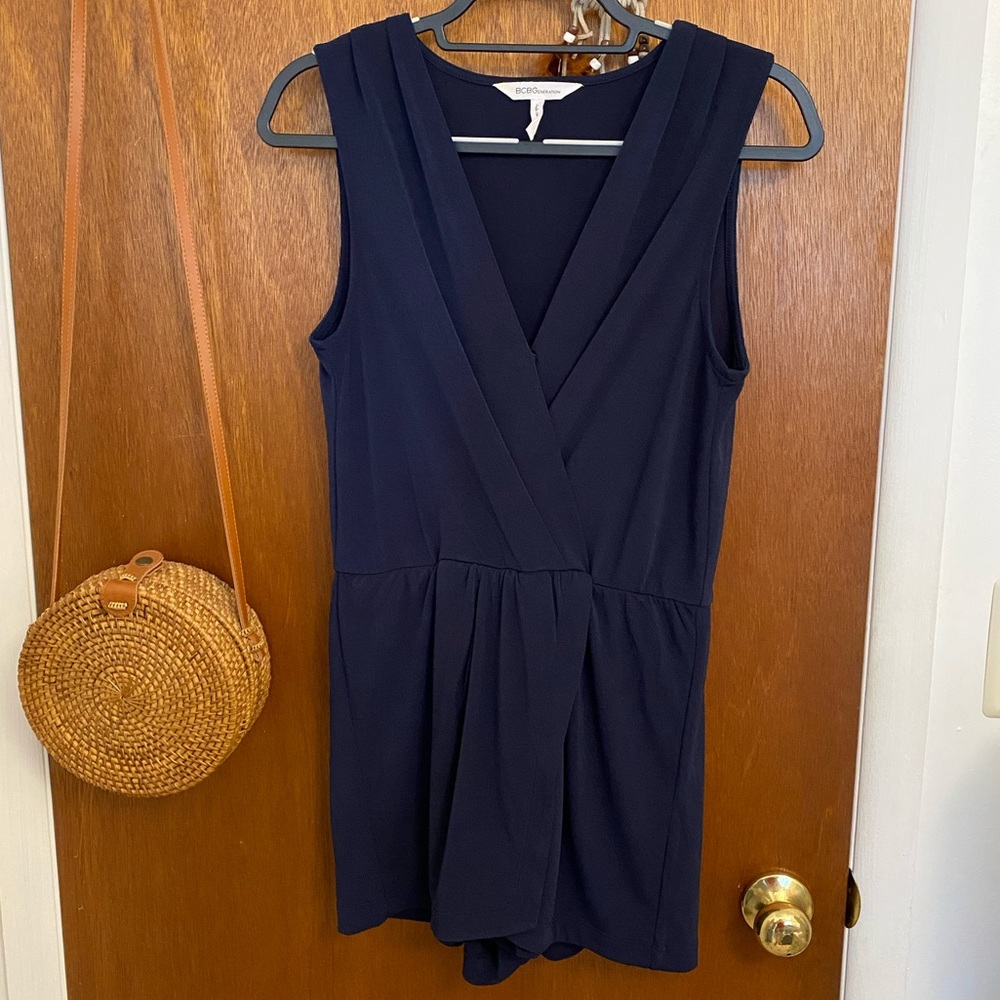 BCBG | Navy Romper